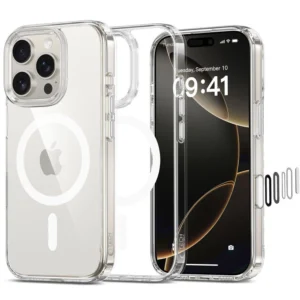 Tech-Protect Flexair Hybrid CC Magsafe iPhone 16 Pro Max Case - Cleareng