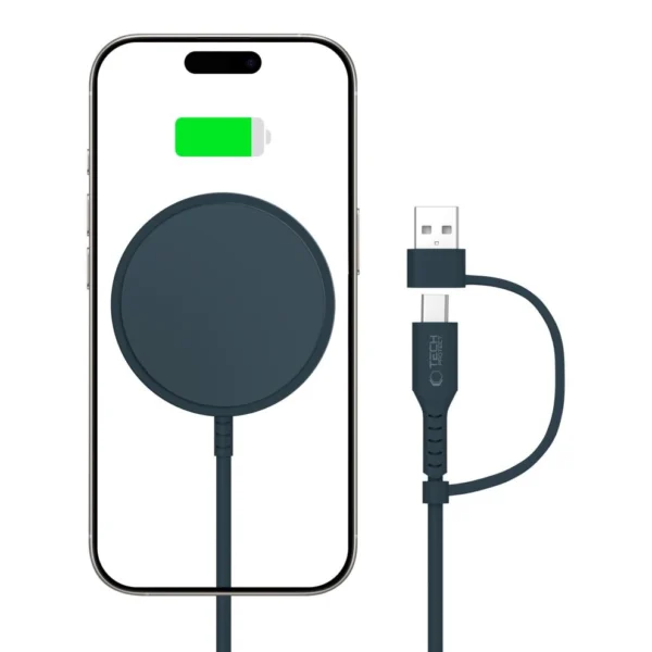 Tech-Protect QI15W-A44 Magnetic Wireless Charger with MagSafe - Blueeng