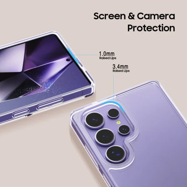 Tech-Protect Flexair Hybrid Case for Samsung Galaxy S25 Ultra - Cleareng