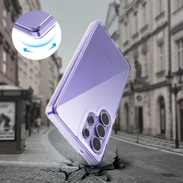 Tech-Protect Flexair Hybrid Case for Samsung Galaxy S25 Ultra - Cleareng