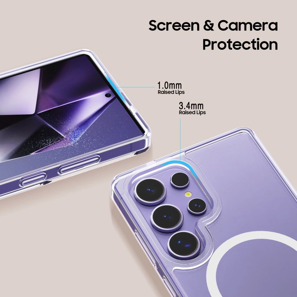 Tech-Protect FlexAir Hybrid MagSafe Case for Samsung Galaxy S25 Ultra - Cleareng
