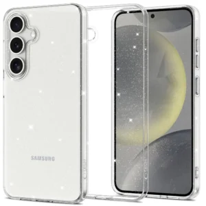 Tech-Protect FlexAir Case for Samsung Galaxy S25 - Clear-Glittereng