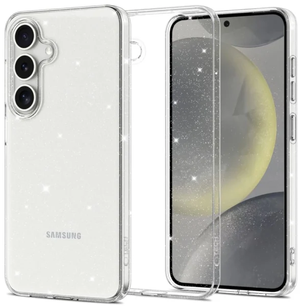 Tech-Protect FlexAir Case for Samsung Galaxy S25 - Clear-Glittereng