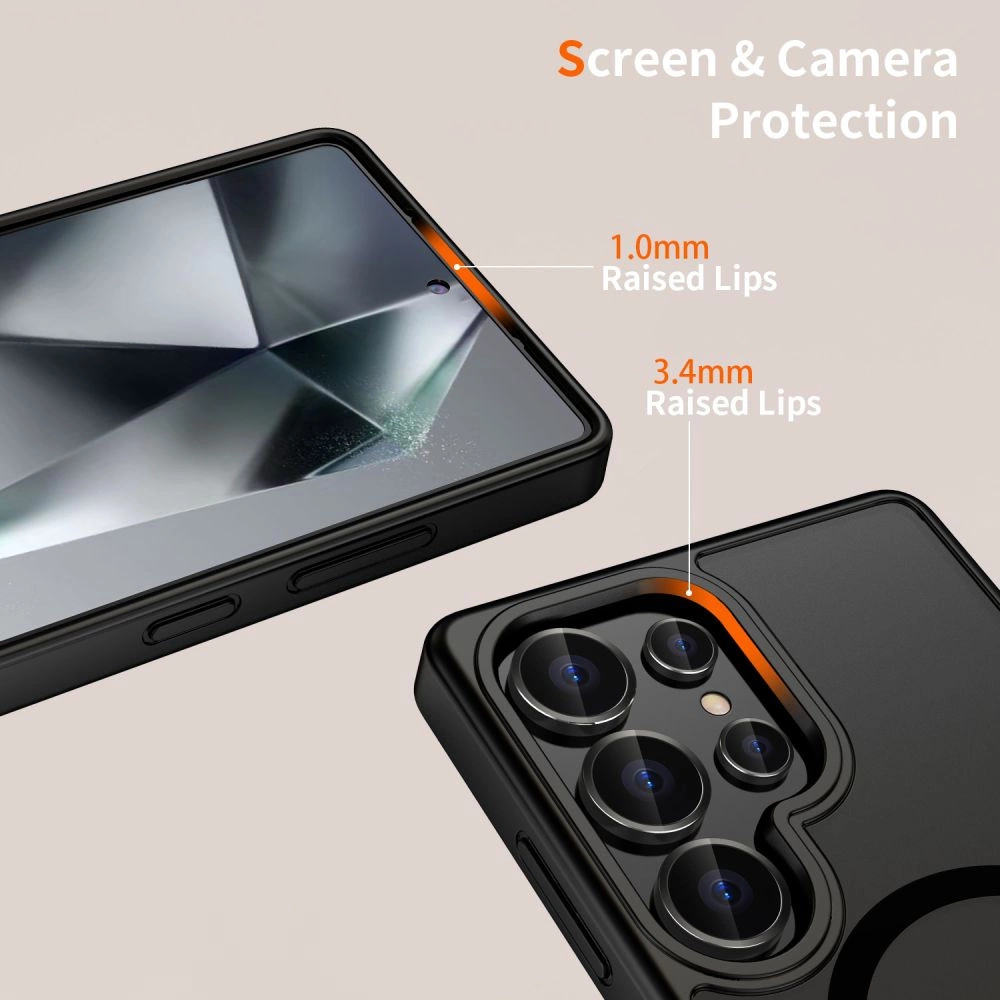 Tech-Protect MagMat MagSafe Case for Samsung Galaxy S25 Ultra - Blackeng