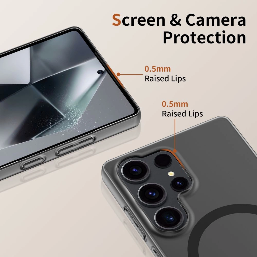 Tech-Protect MagSlim MagSafe Case for Samsung Galaxy S25 Ultra - Blackeng