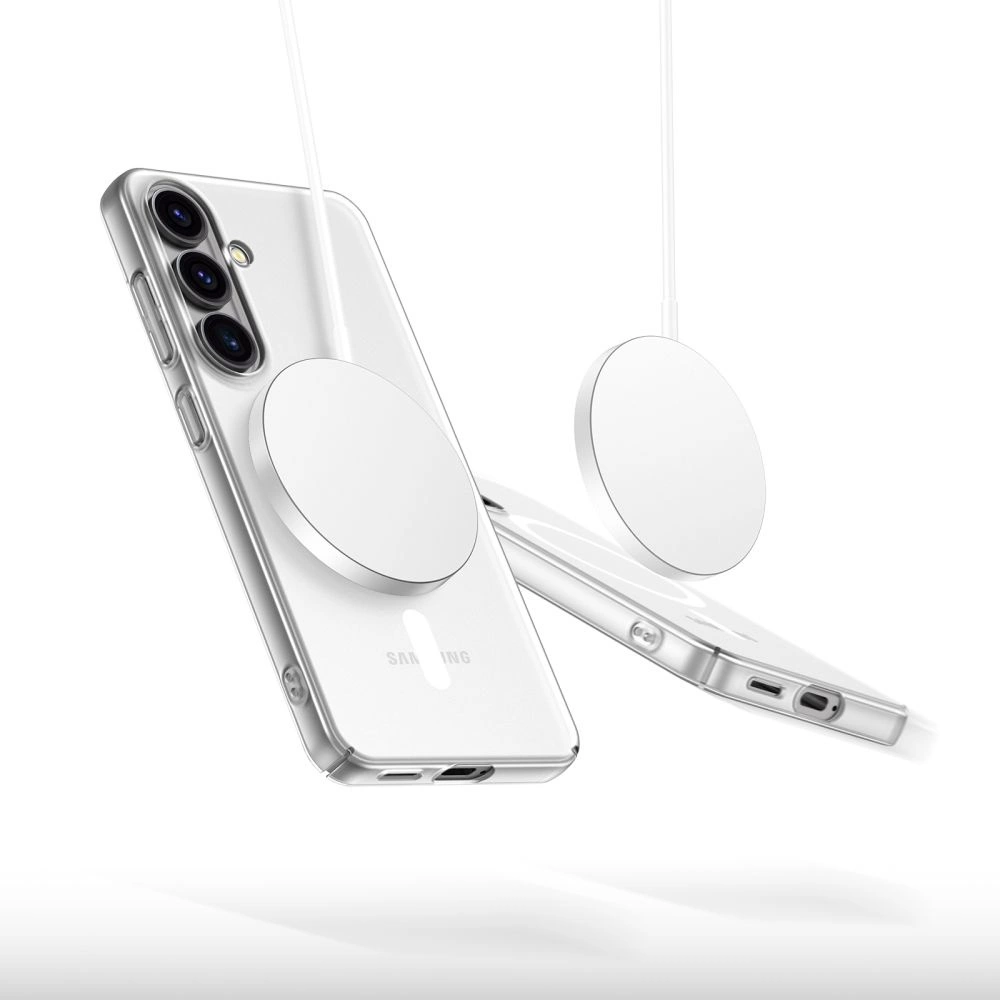 Tech-Protect MagSlim MagSafe Case for Samsung Galaxy S25 - Cleareng