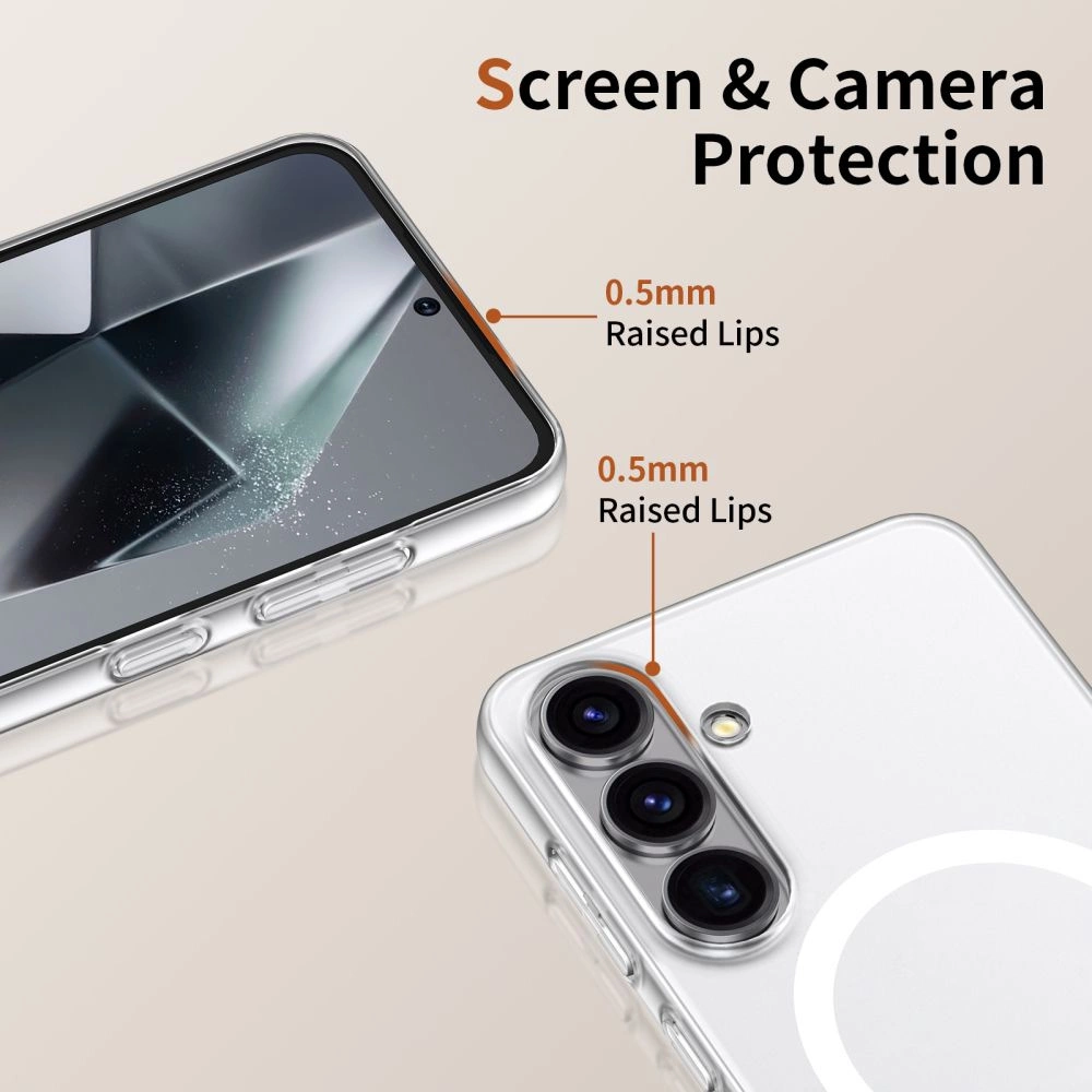 Tech-Protect MagSlim MagSafe Case for Samsung Galaxy S25 - Cleareng