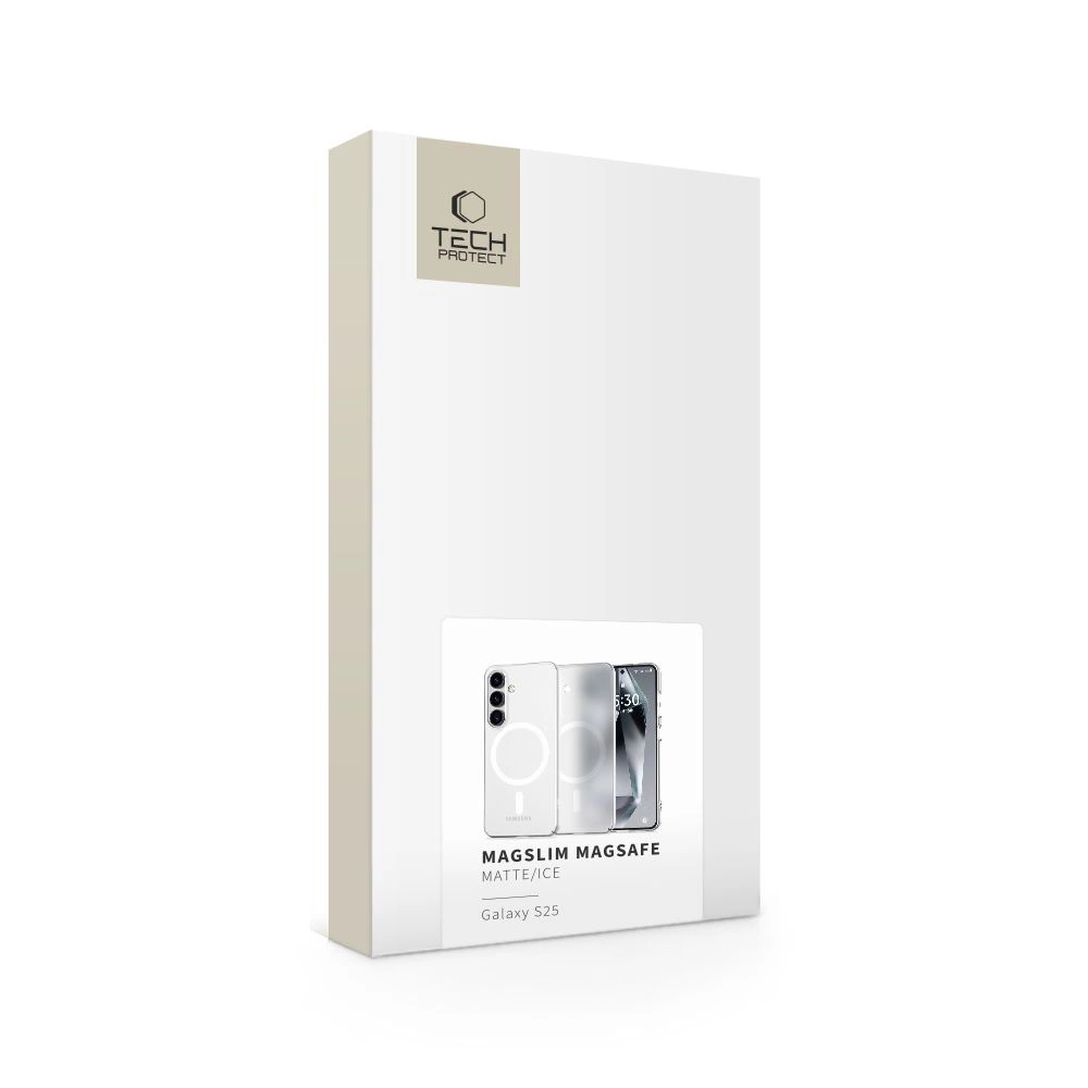 Tech-Protect MagSlim MagSafe Case for Samsung Galaxy S25 - Cleareng