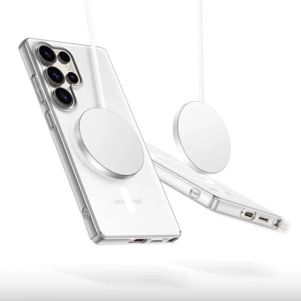 Tech-Protect MagSlim MagSafe Case for Samsung Galaxy S25 Ultra - Cleareng