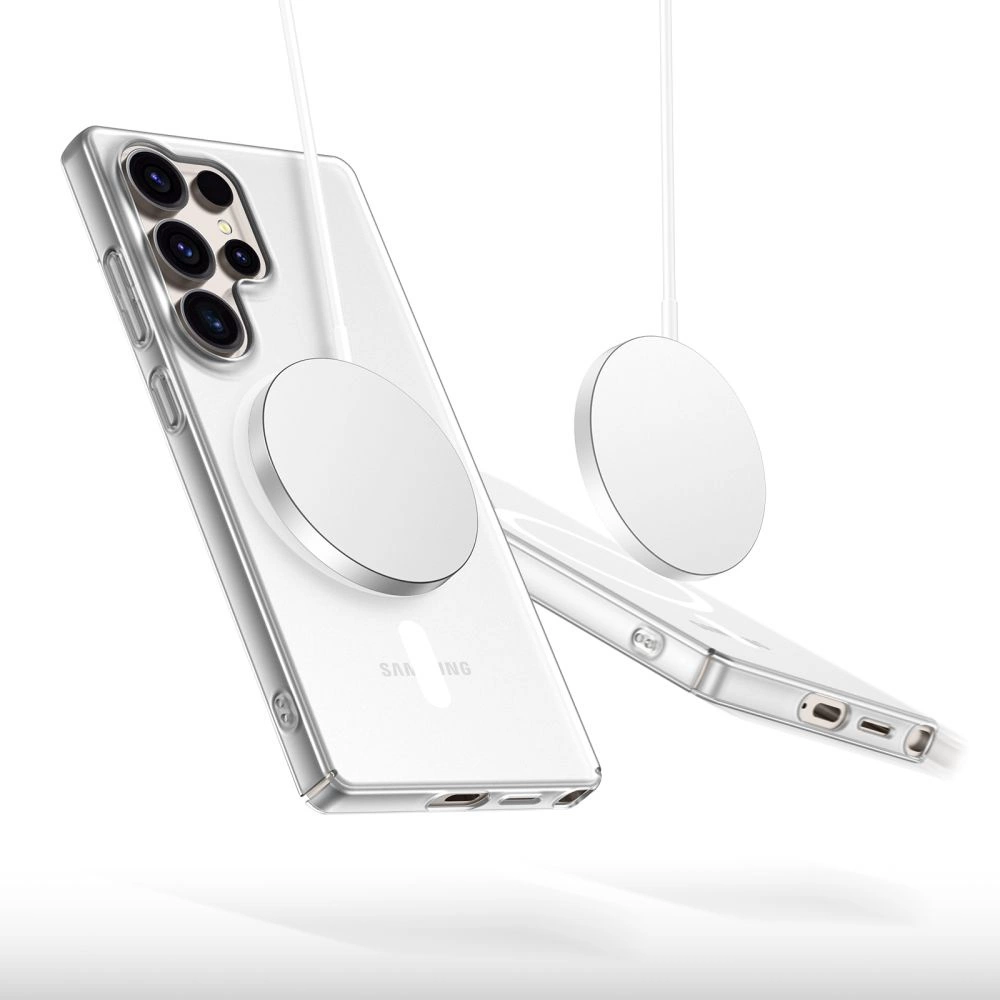 Tech-Protect MagSlim MagSafe Case for Samsung Galaxy S25 Ultra - Cleareng