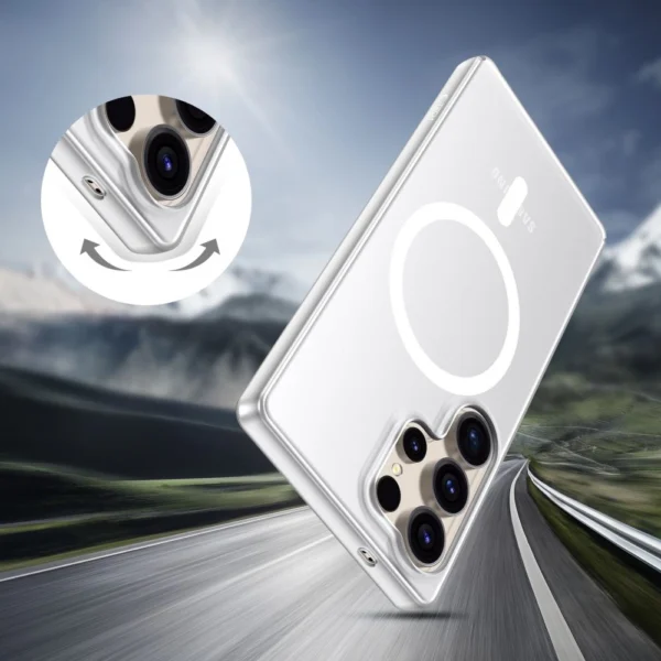 Tech-Protect MagSlim MagSafe Case for Samsung Galaxy S25 Ultra - Cleareng