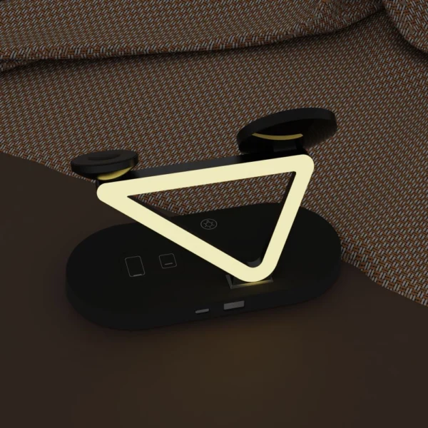 Tech-Protect QI15W-A41 3in1 Wireless Charger with MagSafe for Apple Devices - Blackeng