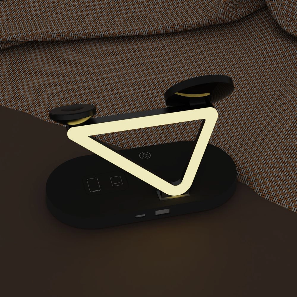 Tech-Protect QI15W-A41 3in1 Wireless Charger with MagSafe for Apple Devices - Blackeng
