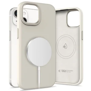 Tech-Protect Silicone PU Case MagSafe for iPhone 14 - Beigeeng