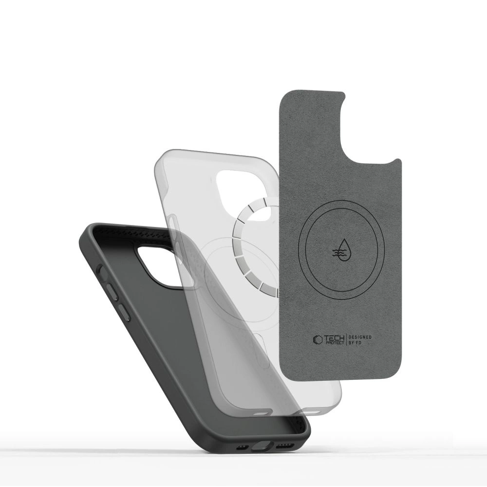 Tech-Protect Silicone PU Case MagSafe for iPhone 14 - Grayeng