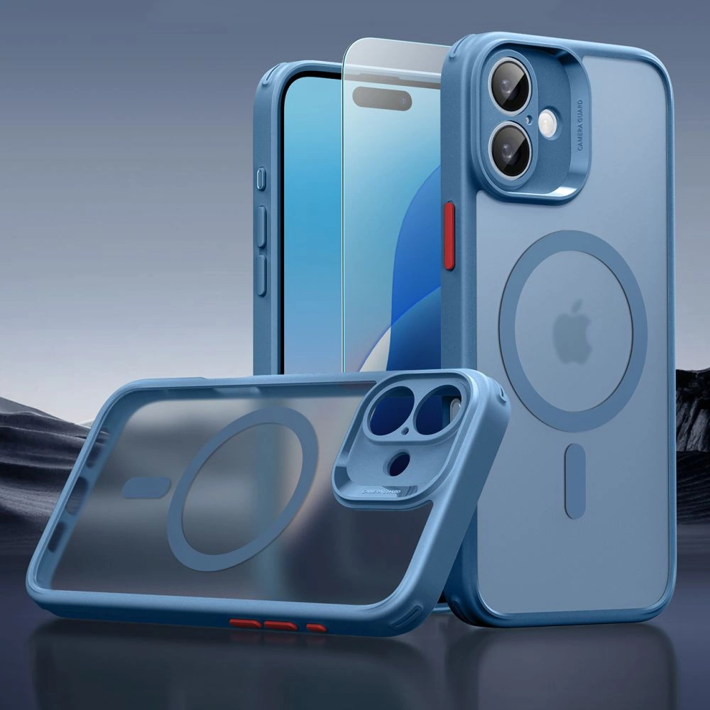 ESR Classic Pro Set Halolock MagSafe case for iPhone 16 - blueeng