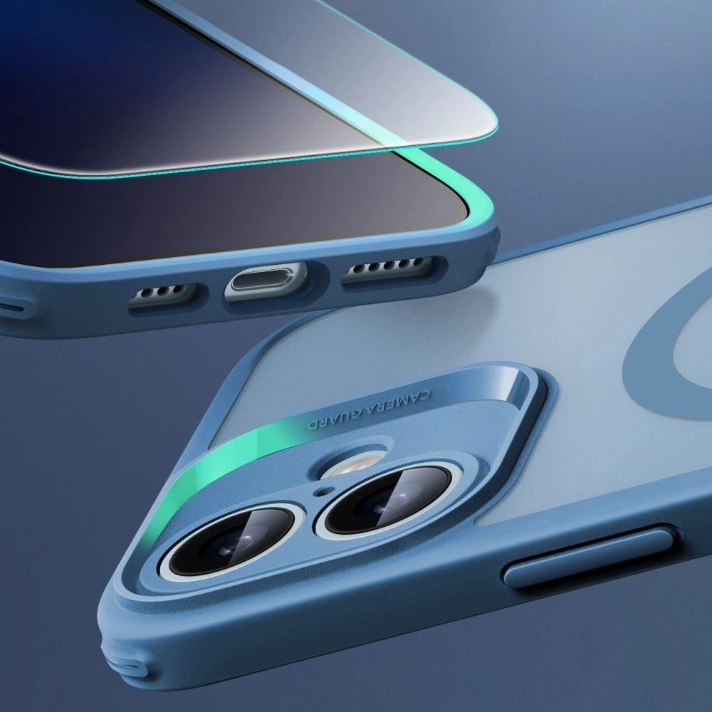 ESR Classic Pro Set Halolock MagSafe case for iPhone 16 - blueeng
