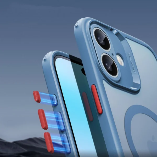ESR Classic Pro Set Halolock MagSafe case for iPhone 16 - blueeng