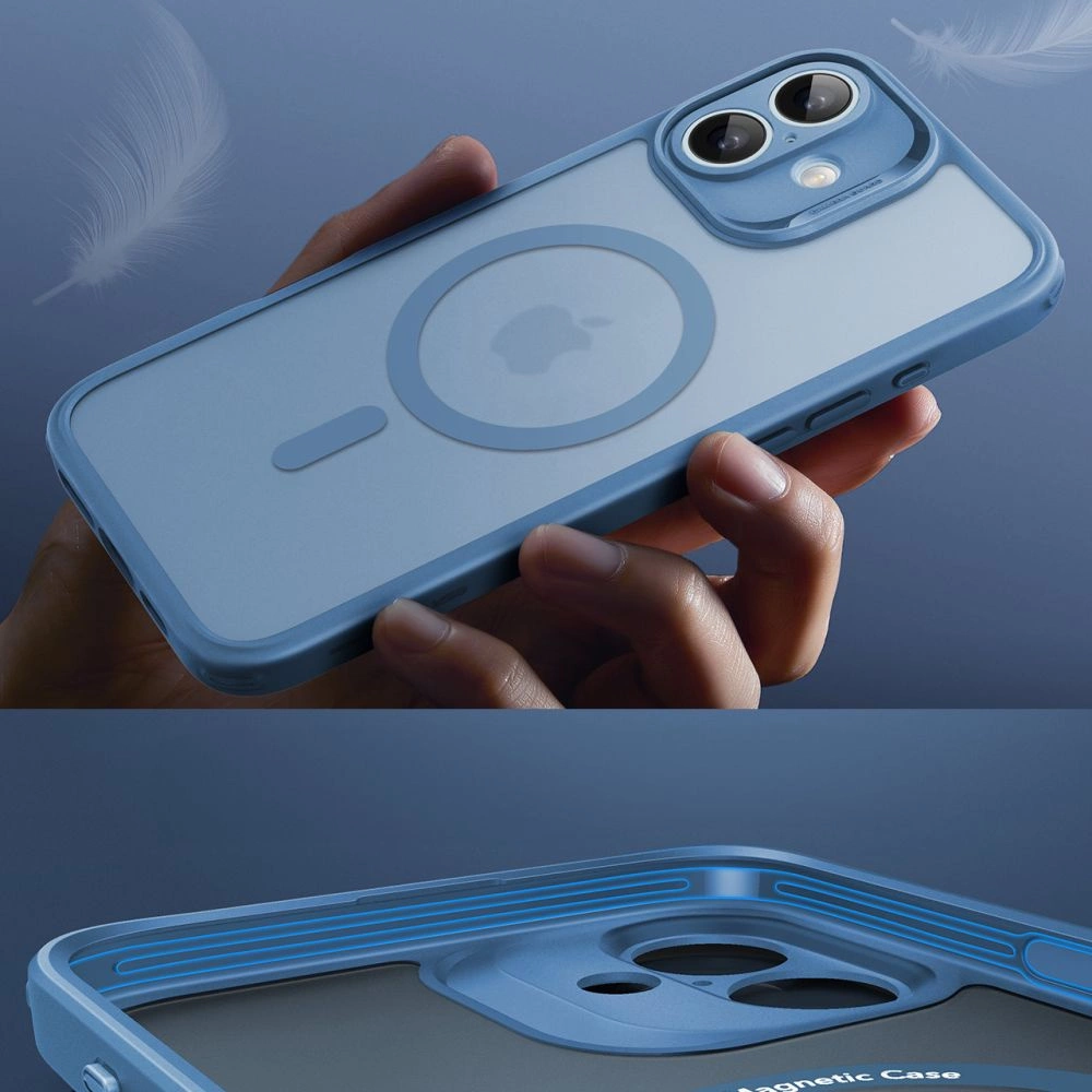 ESR Classic Pro Set Halolock MagSafe case for iPhone 16 - blueeng