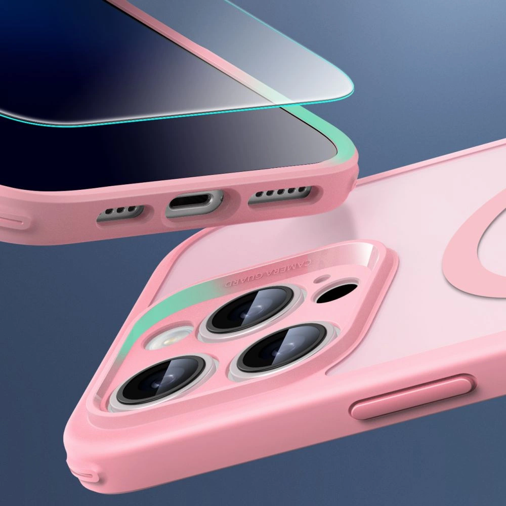ESR Classic Pro Set Halolock MagSafe Case for iPhone 16 Pro Max - Pinkeng