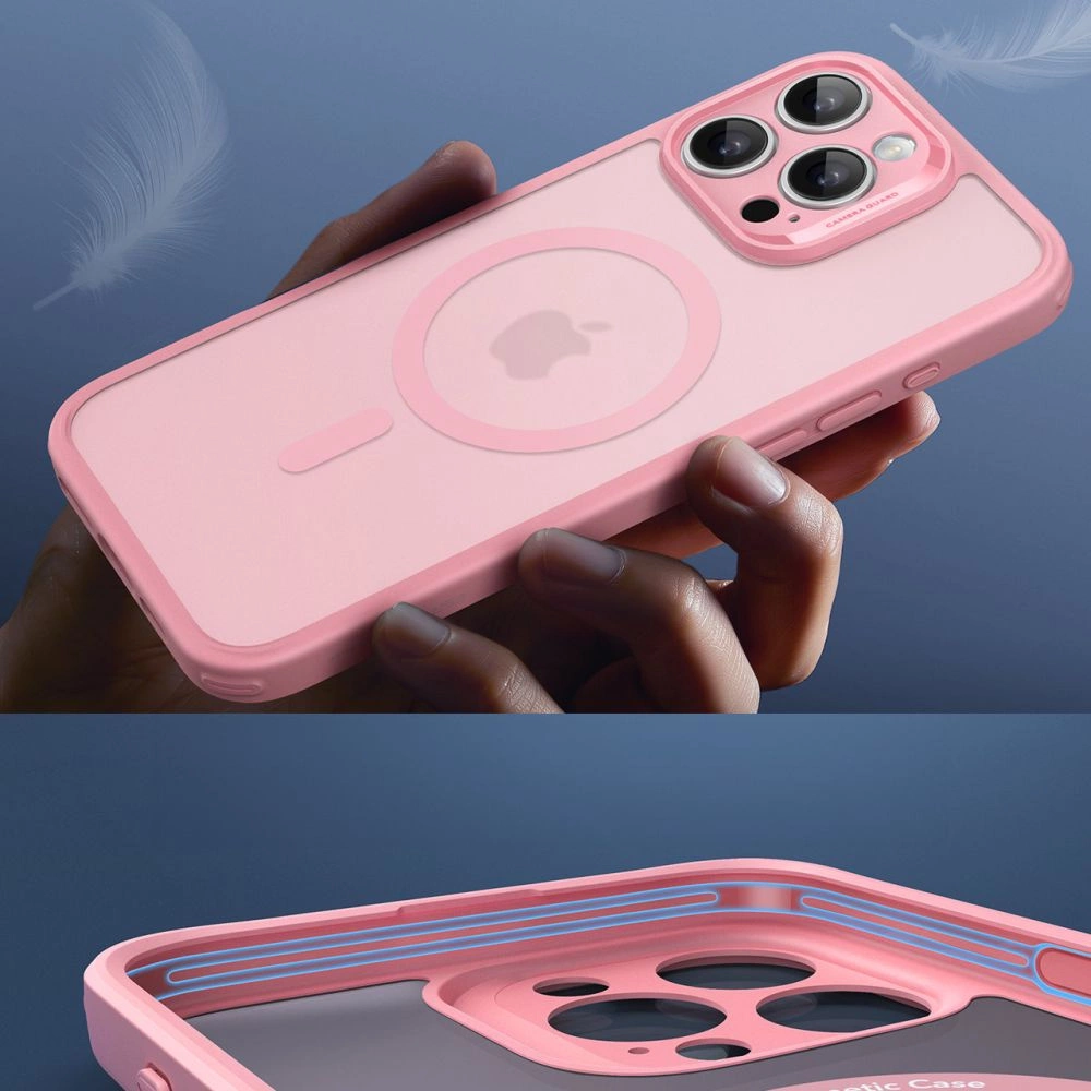 ESR Classic Pro Set Halolock MagSafe Case for iPhone 16 Pro Max - Pinkeng