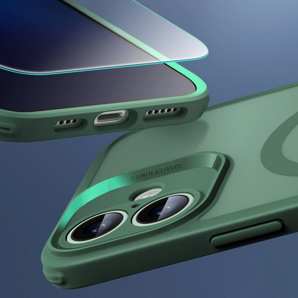 ESR Classic Pro Set Halolock MagSafe iPhone 16 Case - Greeneng