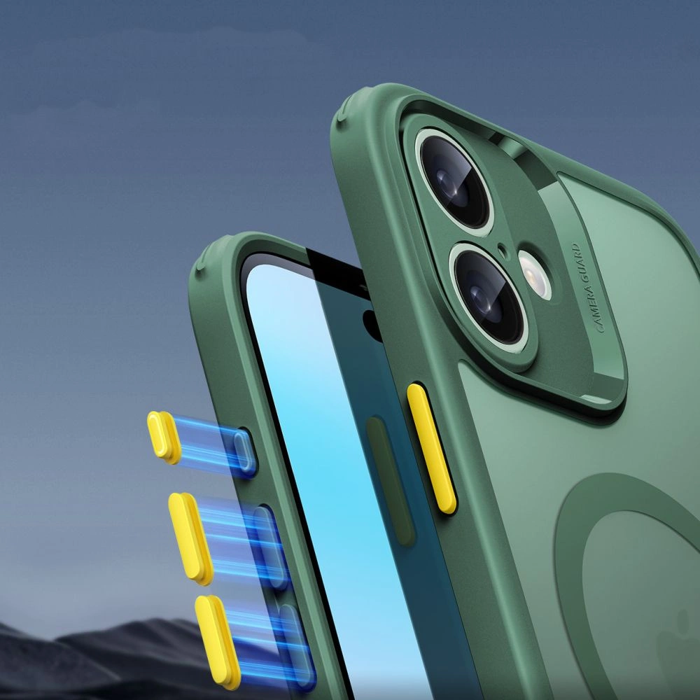ESR Classic Pro Set Halolock MagSafe iPhone 16 Case - Greeneng