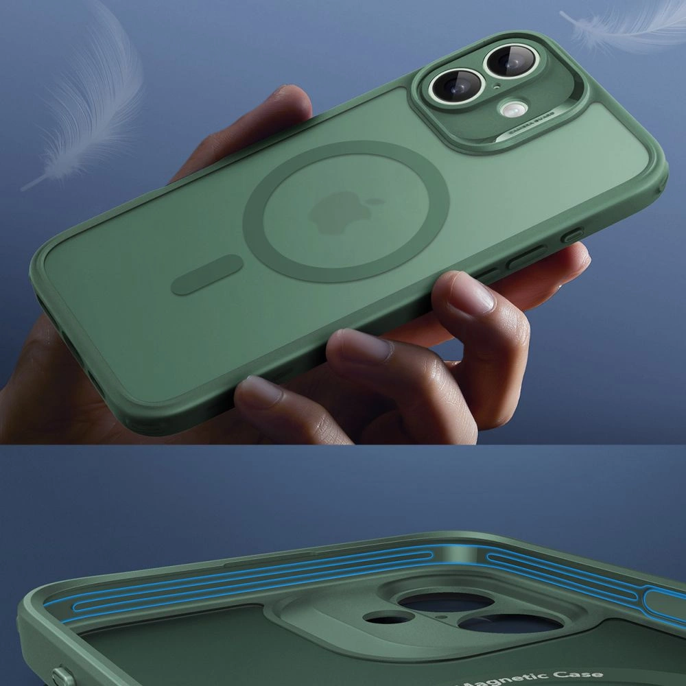 ESR Classic Pro Set Halolock MagSafe iPhone 16 Case - Greeneng