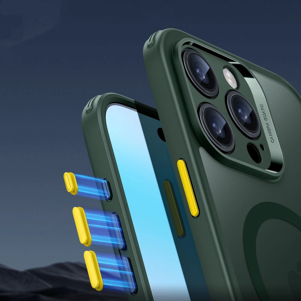 ESR Classic Pro Set Halolock MagSafe iPhone 16 Pro Case - Greeneng