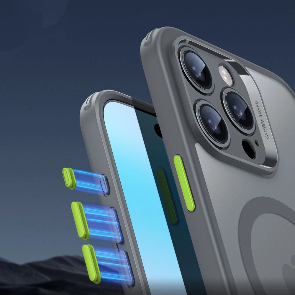 ESR Classic Pro Set Halolock MagSafe Case for iPhone 16 Pro Max - Grayeng