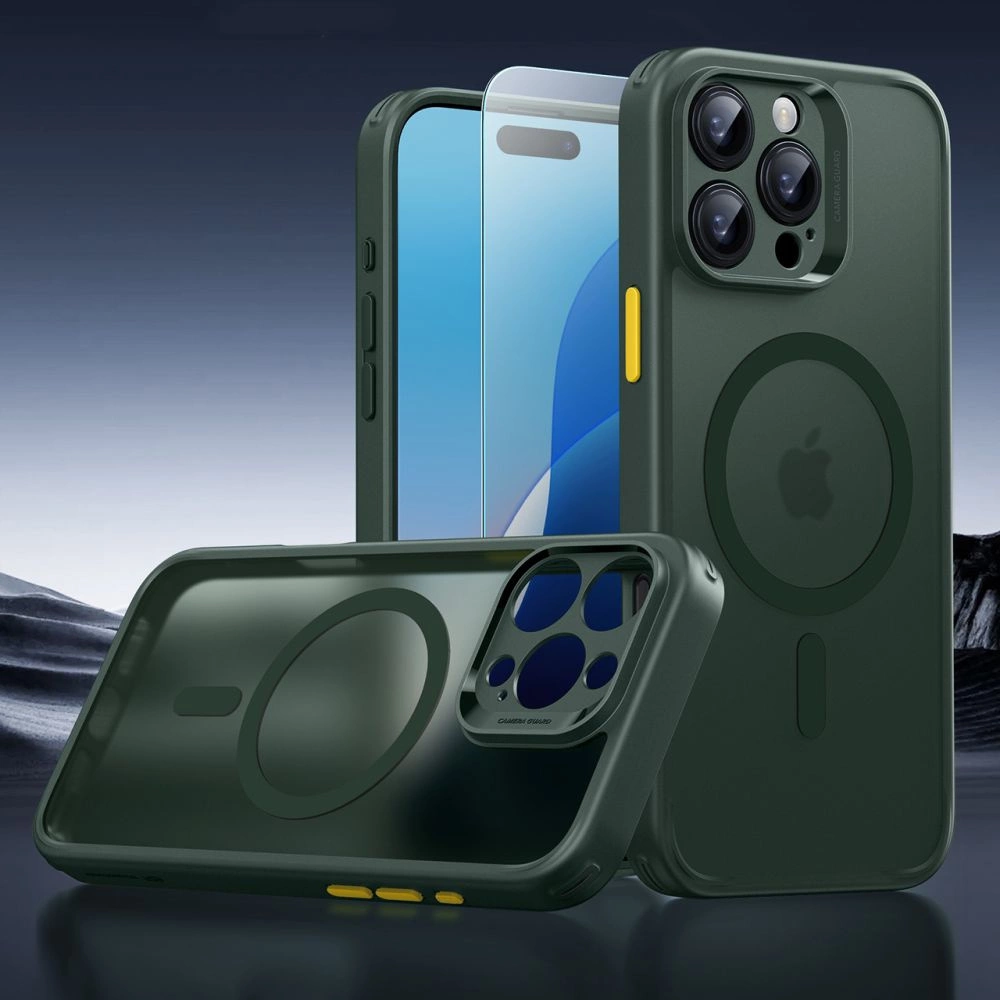 ESR Classic Pro Set Halolock MagSafe Case for iPhone 16 Pro Max - Greeneng