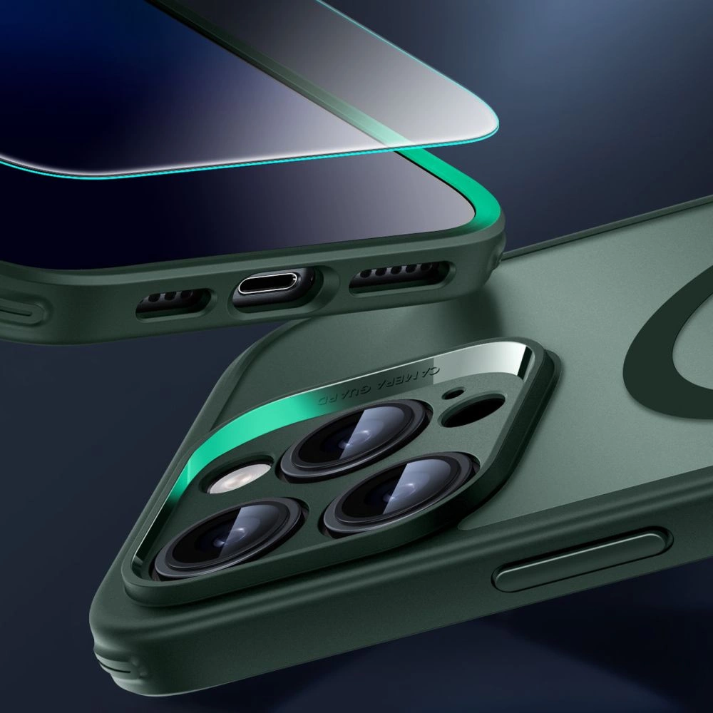 ESR Classic Pro Set Halolock MagSafe Case for iPhone 16 Pro Max - Greeneng