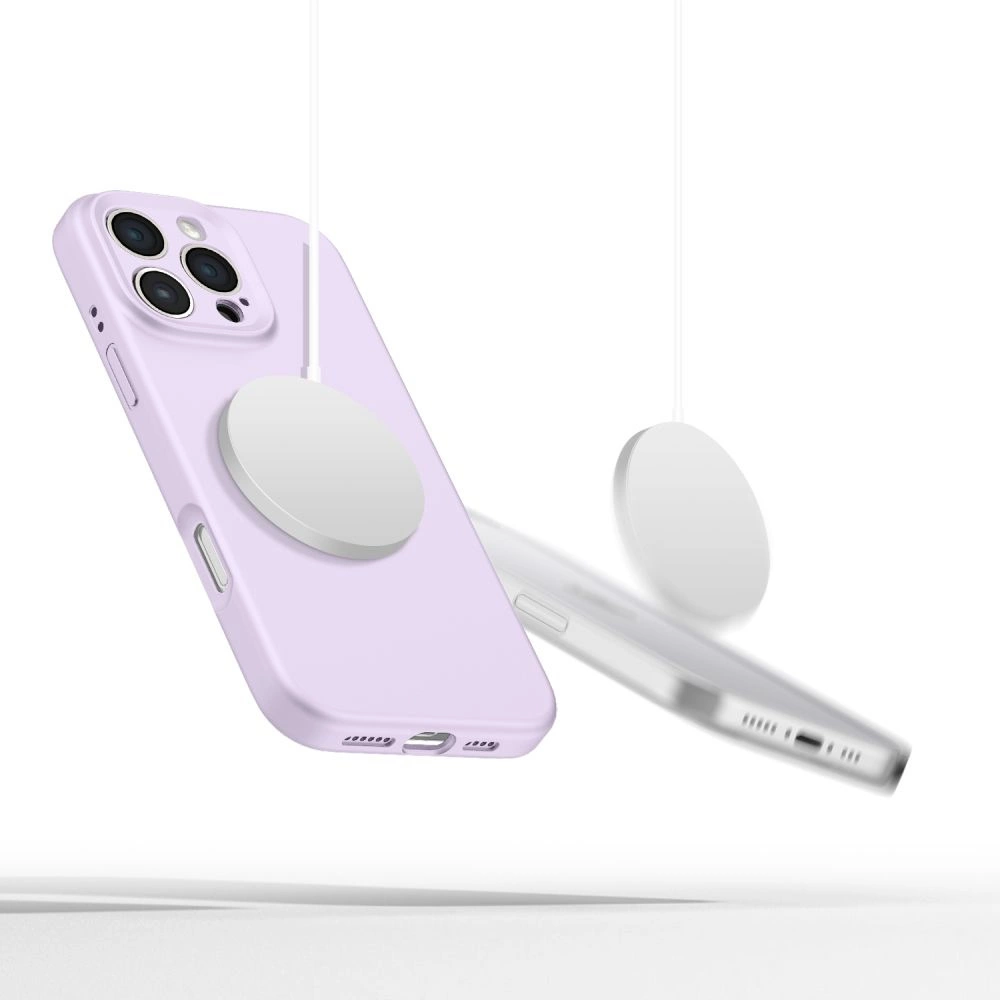 Tech-Protect Liquid Silicone MagSafe Case for iPhone 16 Pro Max - Purpleeng