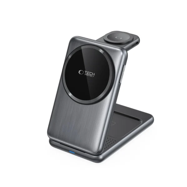 QI15W-A42 3in1 Inductive Charger with MagSafe for Apple Devices - Grayeng