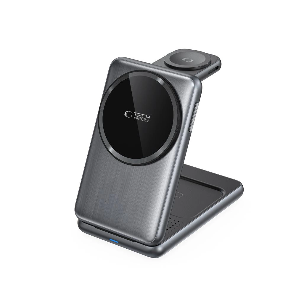 QI15W-A42 3in1 Inductive Charger with MagSafe for Apple Devices - Grayeng