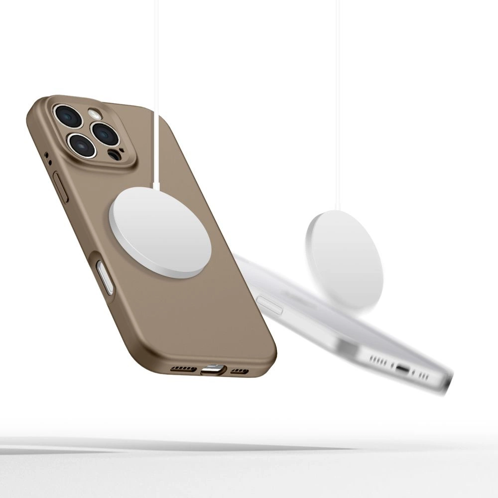 Tech-Protect Liquid Silicone MagSafe Case for iPhone 16 Pro Max - Browneng