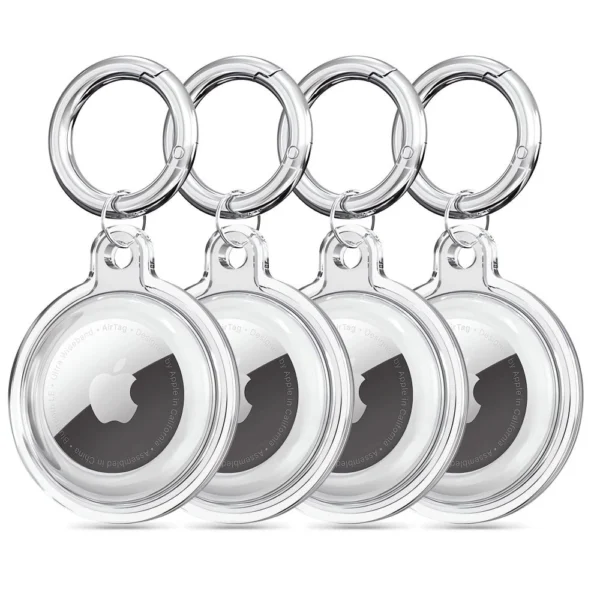 Tech-Protect Icon 4-pack Case for Apple AirTag - Transparenteng