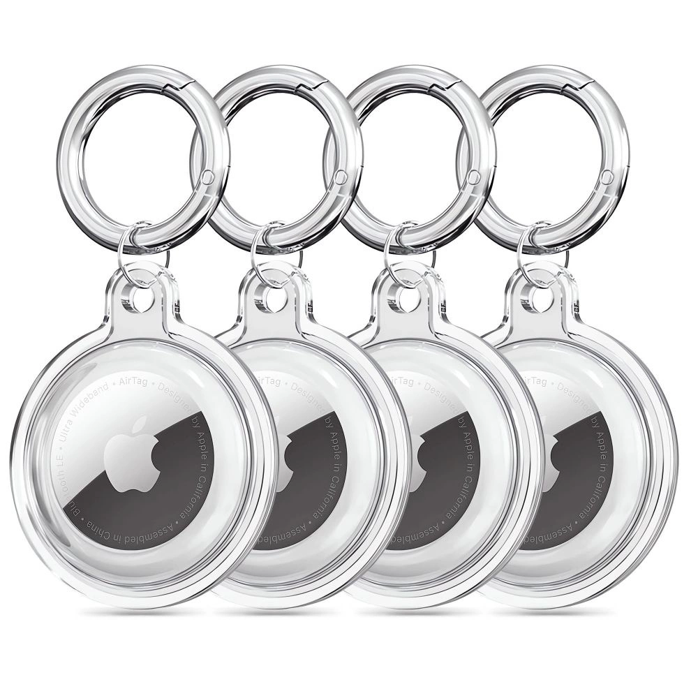 Tech-Protect Icon 4-pack Case for Apple AirTag - Transparenteng