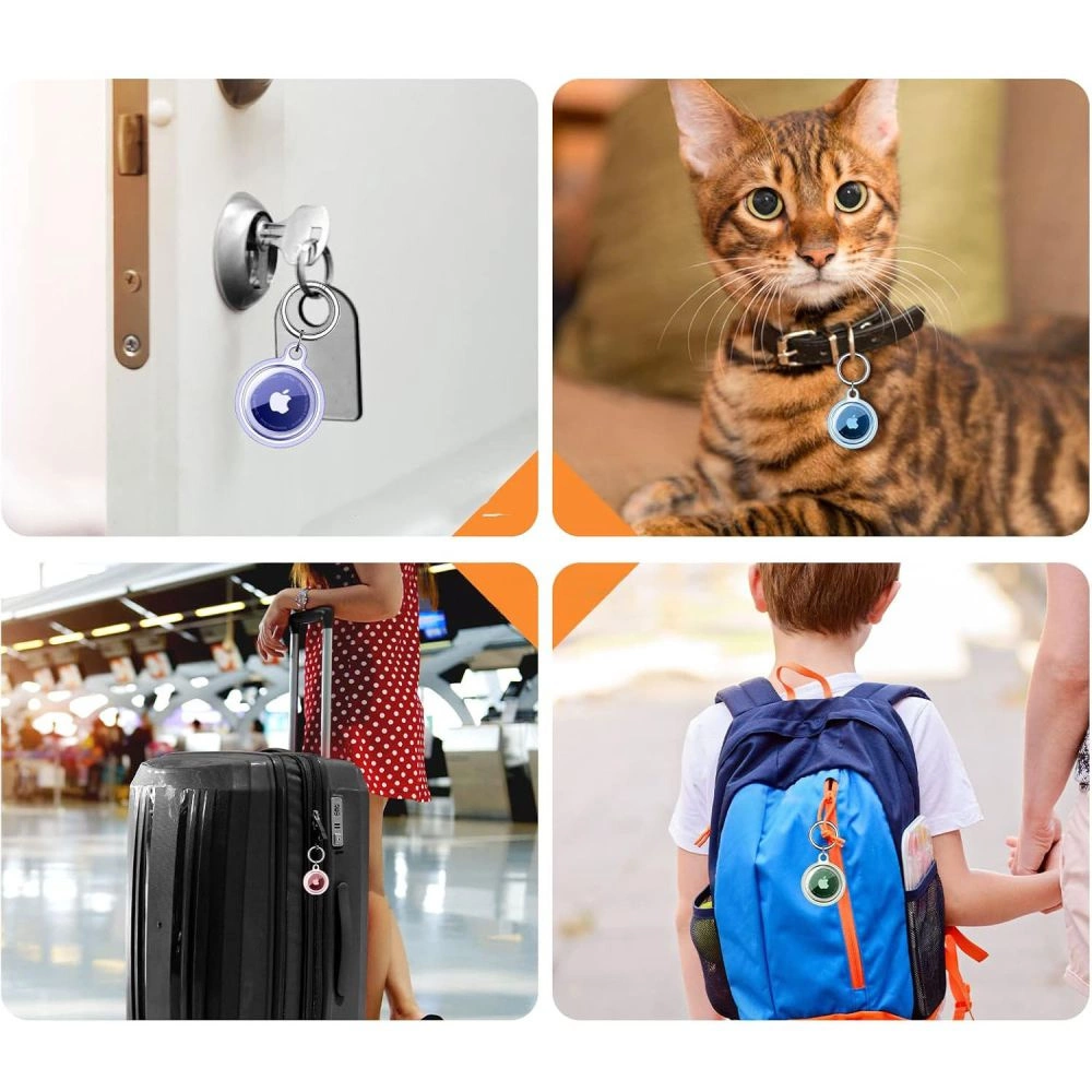 Tech-Protect Icon 4-pack Case for Apple AirTag - Transparenteng