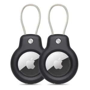 Tech-Protect Rough Vein 2-pack case for Apple AirTag - blackeng