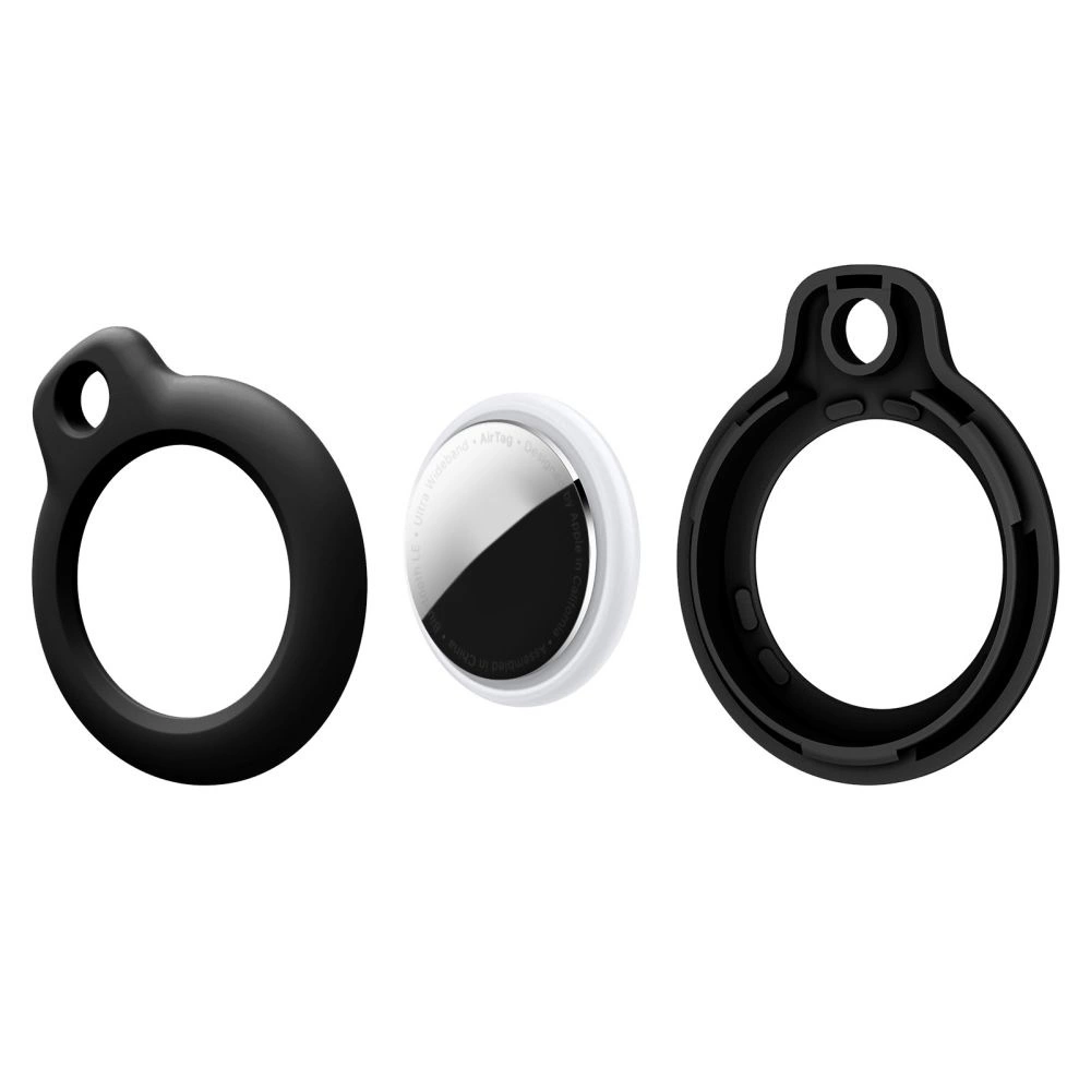 Tech-Protect Rough 2-pack case for Apple AirTag - blackeng