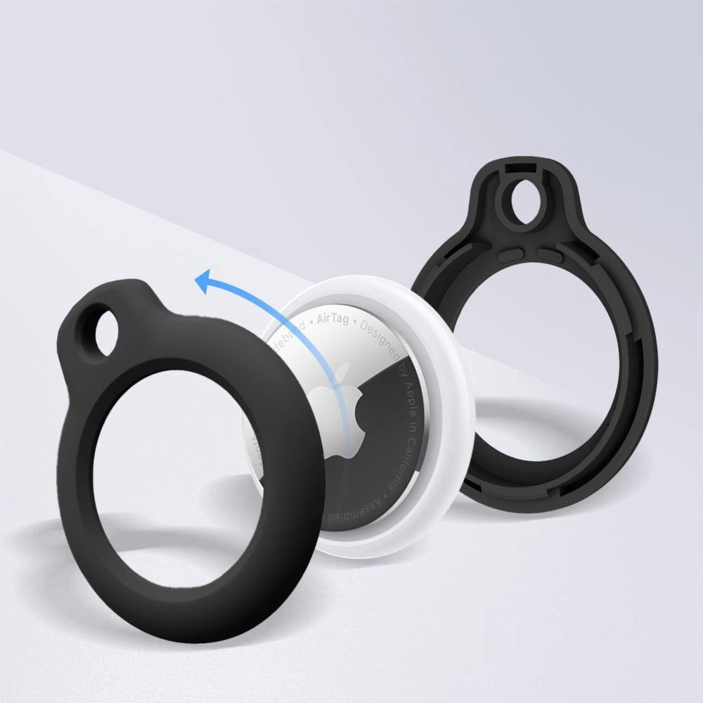 Tech-Protect Rough 2-pack case for Apple AirTag - blackeng