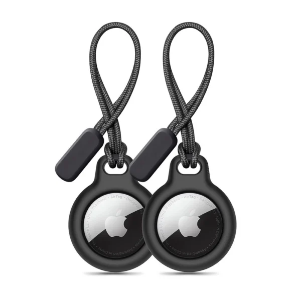 Tech-Protect Rough 2-pack case for Apple AirTag - blackeng