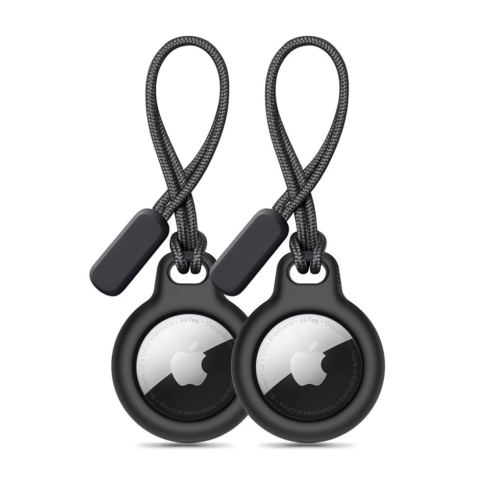 Tech-Protect Rough 2-pack case for Apple AirTag - blackeng