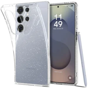 Spigen Liquid Crystal Case for Samsung Galaxy S25 Ultra - Clear Glittereng