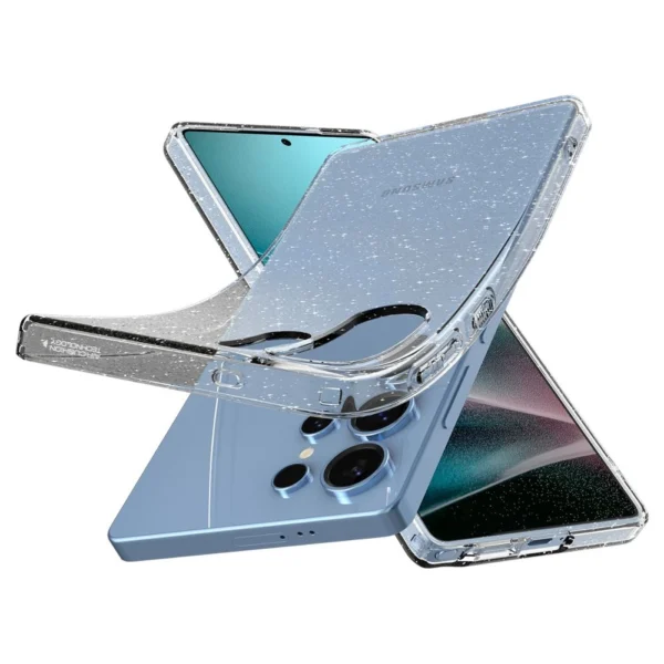 Spigen Liquid Crystal Case for Samsung Galaxy S25 Ultra - Clear Glittereng