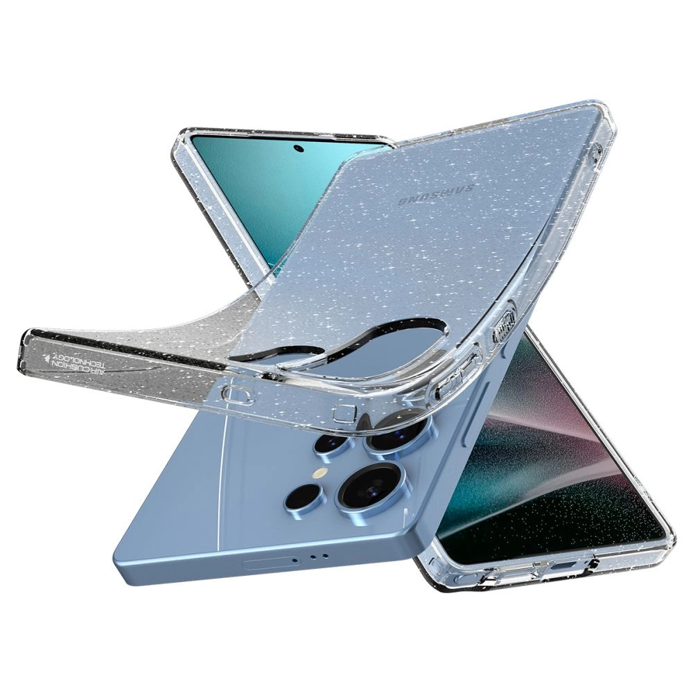 Spigen Liquid Crystal Case for Samsung Galaxy S25 Ultra - Clear Glittereng