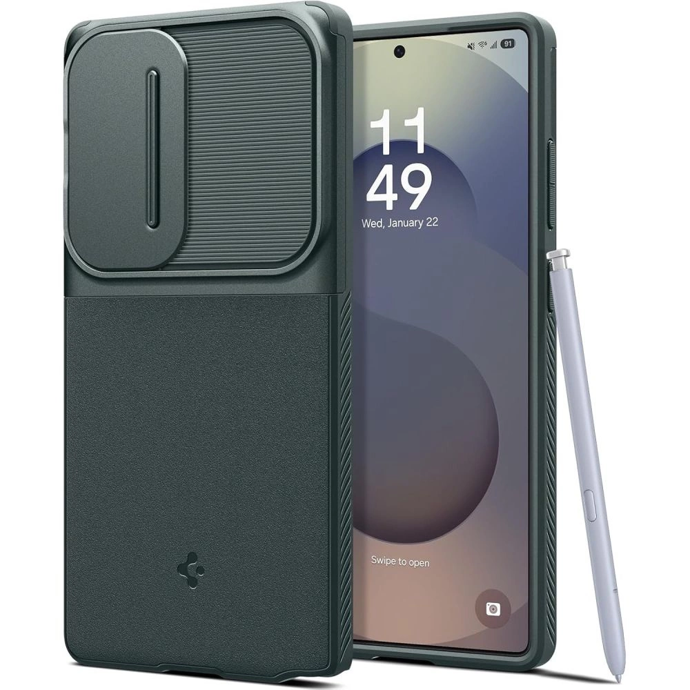Spigen Optik Armor Case for Samsung Galaxy S25 Ultra - Greeneng