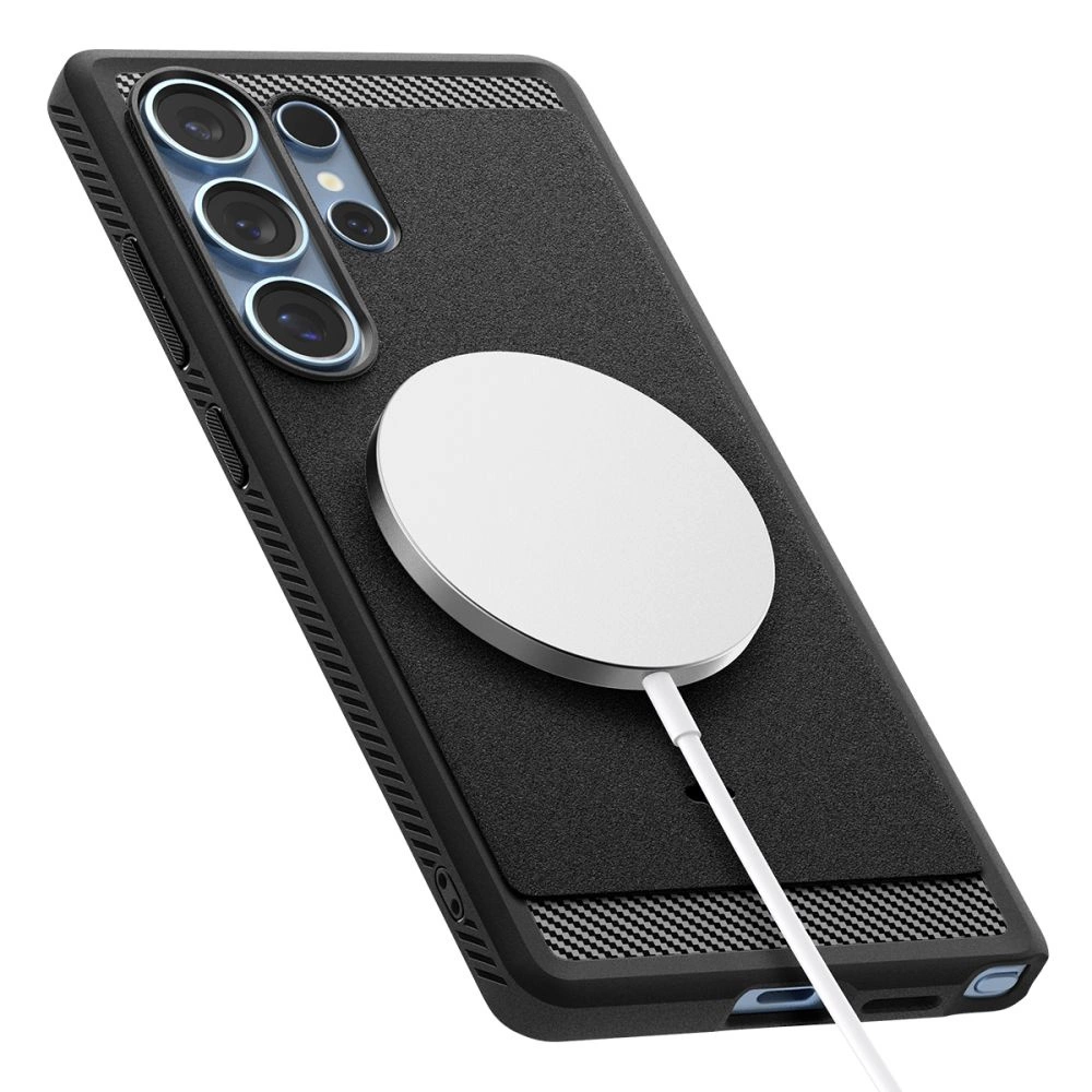 Spigen Rugged Armor Mag Case for Samsung Galaxy S25 Ultra - Blackeng