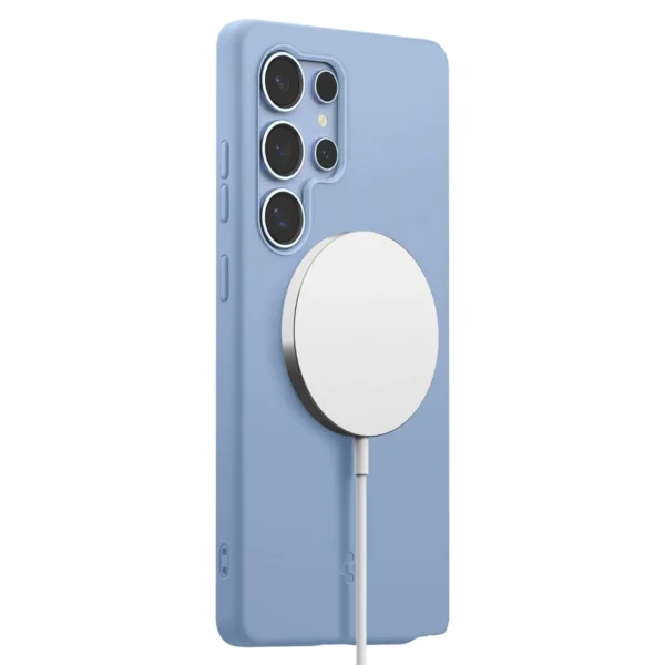 Spigen Silicone Fit Mag Case for Samsung Galaxy S25 Ultra - Blueeng